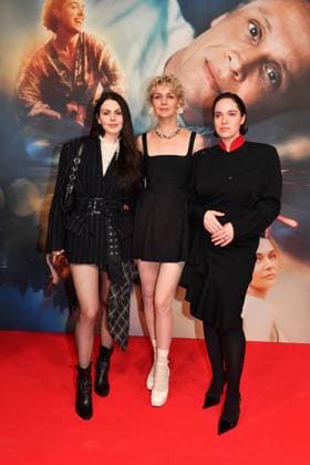 Ruby O Fee, Luise Heyer and Verena Altenberger at the Das Leben der Wuensche film premiere on 4 11 2025 at the Mathaeser Filmpalast in Munich Matthias Schweighoefers Das Leben der Wuensche film premiere in Munich
