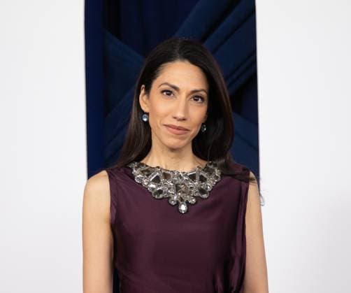 Huma Abedin arrives on the red carpet for the Glamour Women of the Year Awards on Tuesday, November 4, 2025 at The Plaza Hotel in New York City.  NYP20251104570 SERENAxXUxNING