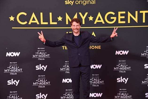 Rome, Cinema The Space Moderno Premiere of the Sky Series Call My Agent - Italy , In the photo: Maurizio Lastrico  Copyright: xVincenzoxLandix xipa-agency.netx xVincenzoxLandix IPA_Agency_IPA67542649