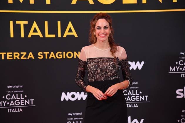 Rome, Italy: Rome, Cinema The Space Moderno Premiere of the Sky Series Call My Agent - Italy , In the photo: Enrica Guidi Rome Italy  - ZUMAp169 20251104_zea_p169_1510 Copyright: xVincenzoxLandix