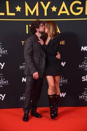 Rome, Cinema The Space Moderno Premiere of the Sky Series Call My Agent - Italy , In the photo: Francesco Montanari Federica Sorino  Copyright: xVincenzoxLandix xipa-agency.netx xVincenzoxLandix IPA_Agency_IPA67542624