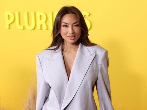 Jeannie Mai attends the world premiere of the Apple TV series Pluribus at the DGA Theater on Tuesday, November 4, 2025. Pluribus will make its global debut on Apple TV with its first two episodes on Friday, November 7, 2025, followed by new episodes every Friday through December 26. Storyline: The most miserable person on Earth must save the world from happiness.  LAP20251104863 GREGxGRUDT