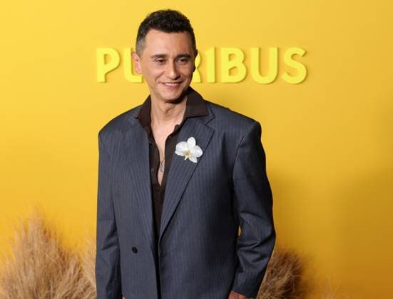 Carlos Manuel Vesga attends the world premiere of the Apple TV series Pluribus at the DGA Theater on Tuesday, November 4, 2025. Pluribus will make its global debut on Apple TV with its first two episodes on Friday, November 7, 2025, followed by new episodes every Friday through December 26. Storyline: The most miserable person on Earth must save the world from happiness.  LAP20251104867 GREGxGRUDT