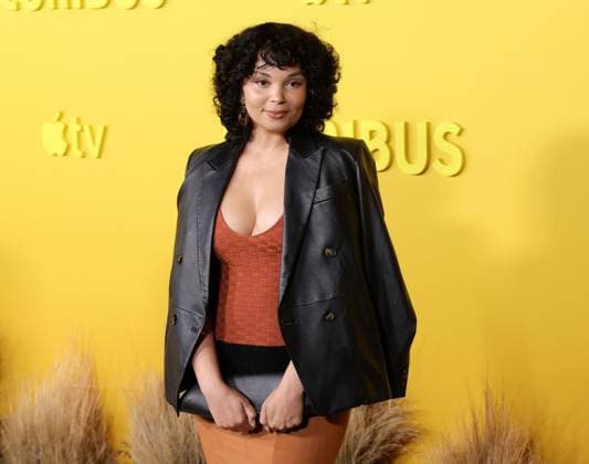 Anne Dereaux attends the world premiere of the Apple TV series Pluribus at the DGA Theater on Tuesday, November 4, 2025. Pluribus will make its global debut on Apple TV with its first two episodes on Friday, November 7, 2025, followed by new episodes every Friday through December 26. Storyline: The most miserable person on Earth must save the world from happiness.  LAP20251104878 GREGxGRUDT