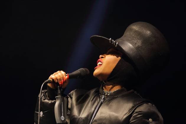 Erykah Badu at a concert at the Uber Eats Music Hall in Berlin, November 4, 2025 Erykah Badu concert Berlin