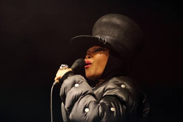 Erykah Badu at a concert at the Uber Eats Music Hall in Berlin, November 4, 2025 Erykah Badu concert Berlin