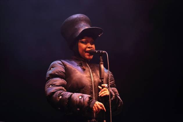 Erykah Badu at a concert at the Uber Eats Music Hall in Berlin, November 4, 2025 Erykah Badu concert Berlin