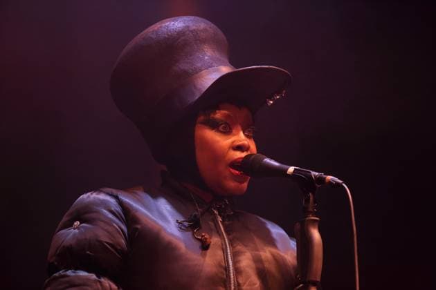 Erykah Badu at a concert at the Uber Eats Music Hall in Berlin, November 4, 2025 Erykah Badu concert Berlin