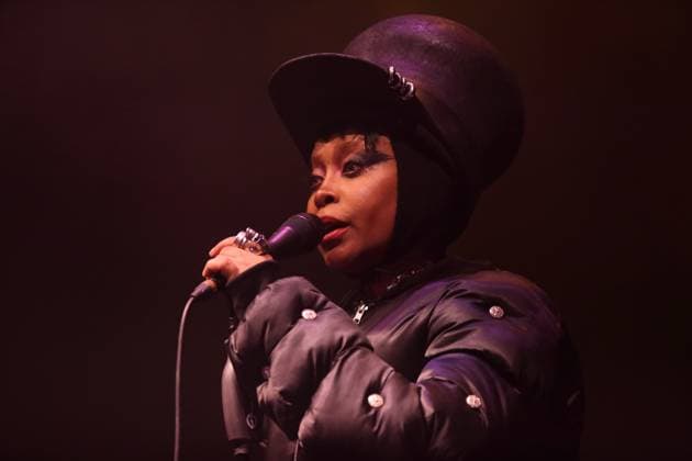 Erykah Badu at a concert at the Uber Eats Music Hall in Berlin, November 4, 2025 Erykah Badu concert Berlin