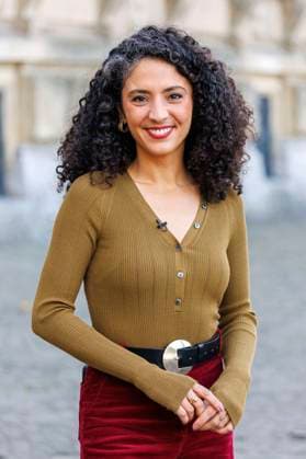 Siham El Maimouni at the award ceremony of the State Prize of North Rhine-Westphalia 2025 to photographer Andreas Gursky at K21 Düsseldorf, 04 11 2025 Foto:xO.xLangelx xFuturexImagex staatspreis_5101