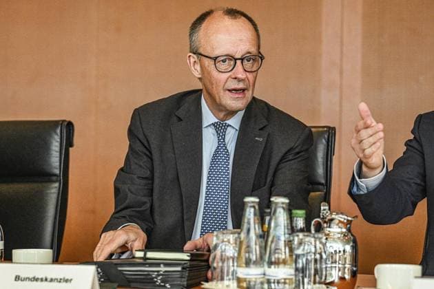 Meeting of the Federal Cabinet FOR EDITORIAL PURPOSES ONLY EDITORIAL USE ONLY p Meeting of the Federal Cabinet, Federal Chancellor Friedrich Merz CDU attends the meeting of the Federal Cabinet at the Federal Chancellery, photographed on October 22, 2025 in Berlin Berlin Berlin Berlin Copyright MaurizioxGambarini Copyright: MaurizioxGambarini doc82xko7g997q1k4056n48 ,EDITORIAL USE ONLY Copyright: MaurizioxGambarini