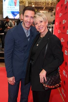 Marcel Remus with his mother Silke Remus at the presentation of the Marcel Remus bedding collection Bedtime Stories at the premium furniture and furnishing store XXXLutz in Nuremberg on 05 11 2025