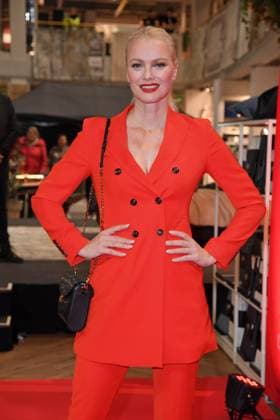 Franziska Knuppe at the presentation of the Marcel Remus bedding collection Bedtime Stories at the premium furniture and furnishing store XXXLutz in Nuremberg on 05 11 2025