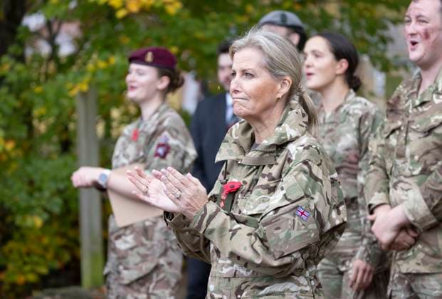 . 05 11 2025. Sandhurst, United Kingdom. Sophie, Duchess of Edinburgh, during a visit at the Royal Military Academy Sandhurst, United Kingdom.  xi-Imagesx IIM-26358-0031