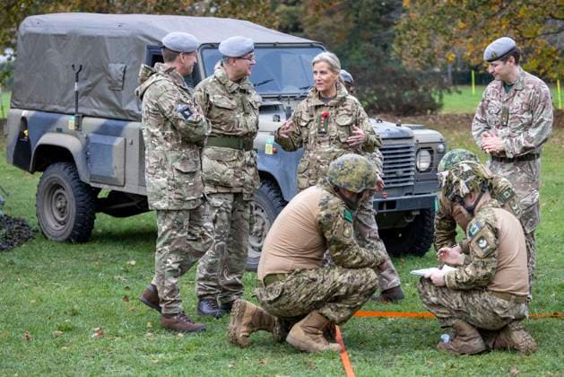 . 05 11 2025. Sandhurst, United Kingdom. Sophie, Duchess of Edinburgh, during a visit at the Royal Military Academy Sandhurst, United Kingdom.  xi-Imagesx IIM-26358-0026