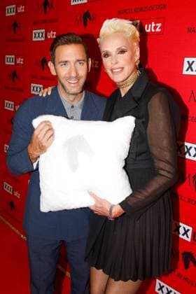 Marcel Remus presents his own bed linen collection at XXXLutz in Nuremberg Nuremberg, 0 11 2025 Marcel Remus and Brigitte Nielsen at the presentation of the Marcel Remus bed linen collection at XXXLutz in Nuremberg Bavaria Copyright: xMatthiasxGränzdörferx