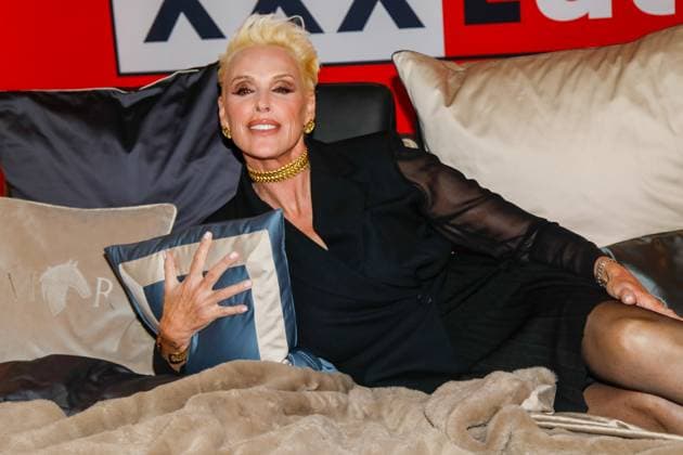 Marcel Remus presents his own bed linen collection at XXXLutz in Nuremberg Nuremberg, 0 11 2025 Brigitte Nielsen at the presentation of the Marcel Remus bed linen collection at XXXLutz in Nuremberg Bavaria Copyright: xMatthiasxGränzdörferx