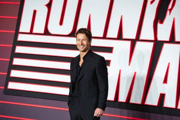 The Running Man UK Premiere in London - 05 Nov 2025 Glen Powell attends The Running Man UK Premiere at Odeon Luxe Leicester Square. London United Kingdom Copyright: xLoredanaxSangiulianox xSOPAxImagesx LSangiuliano-9785