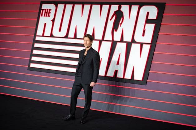The Running Man UK Premiere in London - 05 Nov 2025 Glen Powell attends The Running Man UK Premiere at Odeon Luxe Leicester Square. London United Kingdom Copyright: xLoredanaxSangiulianox xSOPAxImagesx LSangiuliano-9782