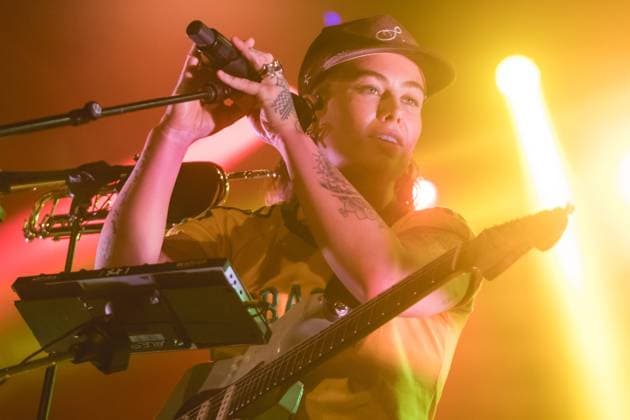 SaO PAULO, SP - 05.11.2025: SHOW TASH SULTANA EM SaO PAULO - Australian multi-instrumentalist Tash Sultana performs at Audio in Sao Paulo on Wednesday night (05) with the & 39;Return To The Roots& 39; tour. x2836638x  YurixMurakami