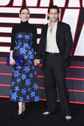 Hayley Atwell and Ned Wolfgang Kelly at the premiere of the movie The Running Man at Odeon Luxe Leicester Square London, 05 11 2025 Foto:xS.xVasx xFuturexImagex running_5126