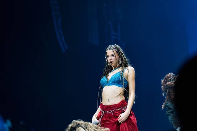 Nina Chuba Nina Chuba thrilled thousands of fans in Frankfurts Festhalle on Wednesday evening After previous appearances had to be canceled due to illness, the joy in Frankfurt was all the greater The Festhalle was completely sold out Frankfurt am Main Festhalle Frankfurt am Main Hesse Germany