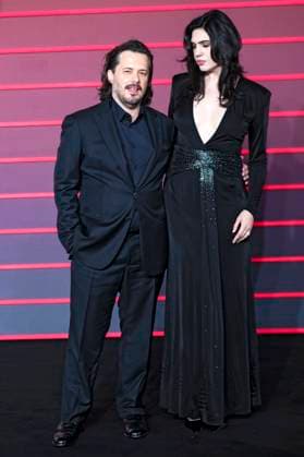 Edgar Wright and Julia Cumming at the premiere of the movie The Running Man at the Odeon Luxe Leicester Square London, 05 11 2025 Foto:xJ.xEdwardsx xFuturexImagex running_5267