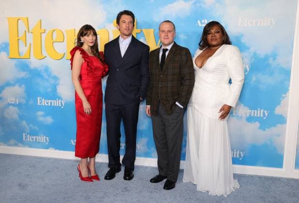 05 November 2025 - Los Angeles, California - Elizabeth Olsen, Miles Teller, John Early, Da Vine Joy Randolph. Eternity Special Film Screening held at AMC Century City 15. Los Angeles USA - ZUMAa123 20251105_zaa_a123_094 Copyright: xADx