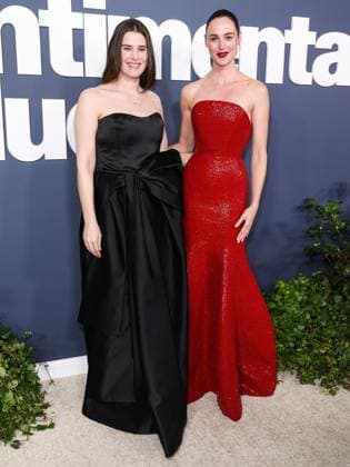 Los Angeles Premiere Of Neon s Sentimental Value Norwegian actress Inga Ibsdotter Lilleaas and Norwegian actress Renate Reinsve wearing a Schiaparelli FW25 Couture gown arrive at the Los Angeles Premiere Of Neon s Sentimental Value held at the DGA Theater Complex at The Directors Guild of America in Los Angeles, California, United States. DGA Theater Complex at The Directors Guild of America, Los Angeles, California, USA California United States  Copyright: xImagexPressxAgencyx originalFilename: collin-losangel251106_npNvW.jpg