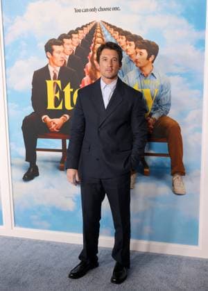 Miles Teller attends the Los Angeles Special Screening of A24 s Eternity at the AMC Century City 15 in Los Angeles, CA on Wednesday, November 5, 2025. Storyline: In an afterlife where souls have one week to decide where to spend eternity, Joan is faced with the impossible choice between the man she spent her life with and her first love, who died young and has waited decades for her to arrive.  LAP20251105816 GREGxGRUDT