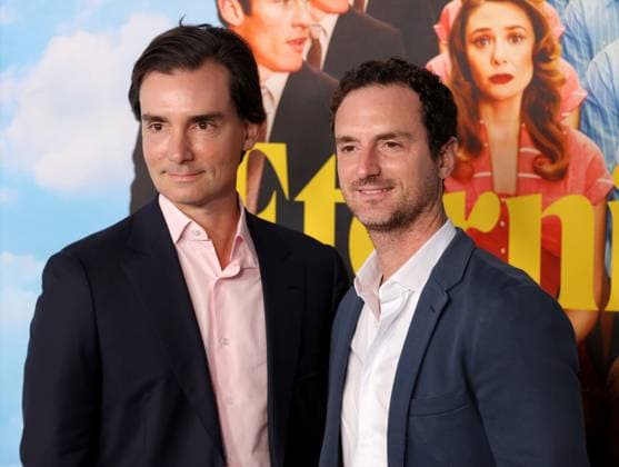 Tim White and Trevor White attend the Los Angeles Special Screening of A24 s Eternity at the AMC Century City 15 in Los Angeles, CA on Wednesday, November 5, 2025. Storyline: In an afterlife where souls have one week to decide where to spend eternity, Joan is faced with the impossible choice between the man she spent her life with and her first love, who died young and has waited decades for her to arrive.  LAP20251105879 GREGxGRUDT