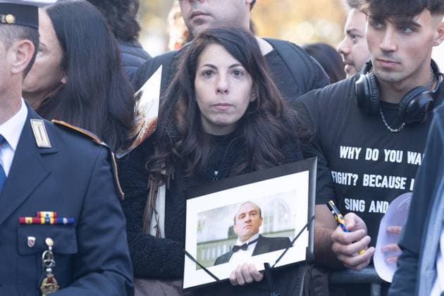 Fans of actor Robert De Niro at the Campidoglio in Rome  Copyright: xMatteoxNardonex xipa-agency.netx xMatteoxNardonex IPA_Agency_IPA67613334