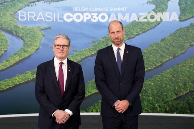 Prime Minister Keir Starmer attends COP30 Summit in Brazil 06 11 2025. BelÃ m, Brazil. Prime Minister Keir Starmer and The Prince of Wales attend the 2025 United Nations Climate Change Conference COP30 summit., Credit:Lauren Hurley Avalon Brazil, Para, BelÃ m, 10 Downing Street  Copyright: xLaurenxHurleyx xAvalonx 1050802103