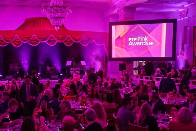 November 6, 2025, Toronto, On, Canada: Guests socialize at the 2025 PTP Pink Awards in Toronto, on Thursday, Nov. 6, 2025. Toronto Canada  - ZUMAc35_ 20251106_zaf_c35_206 Copyright: xSammyxKoganx