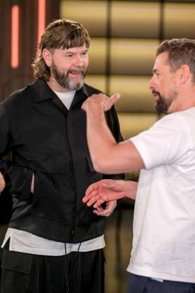 Rea Garvey and Klaas Heufer Umlauf at the recording of the WDR talk show Kölner Treff in the WDR Studio BS 3 Cologne, 06 11 2025 Foto:xW.xRanderathx xFuturexImagex koelner_treff0611_5120