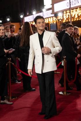 London, England, United Kingdom: Nuremberg film premiere in Leicester Square, London. Pictured: Rami Malek London United Kingdom  - ZUMAp169 20251106_zea_p169_1053 Copyright: xCRISTINAxMASSEIx