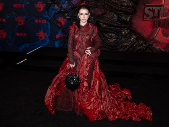 November 6, 2025, West Hollywood, California, USA: EMMA NORTON attends the Los Angeles red carpet premiere of Netflix s Stranger Things Season 5. West Hollywood USA - ZUMAb173 20251106_aap_b173_003 Copyright: xBillyxBennightx