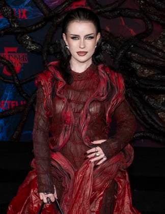 November 6, 2025, West Hollywood, California, USA: EMMA NORTON attends the Los Angeles red carpet premiere of Netflix s Stranger Things Season 5. West Hollywood USA - ZUMAb173 20251106_aap_b173_006 Copyright: xBillyxBennightx