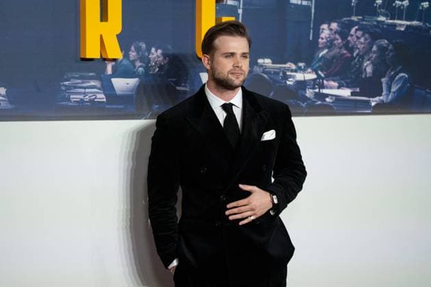 Nuremberg Premiere - London Leo Woodall attends the Nuremberg UK Premiere at Odeon Luxe Leicester Square (Photo by Lounis Tiar) London United Kingdom  Copyright: xLounisPhotography ABACAx