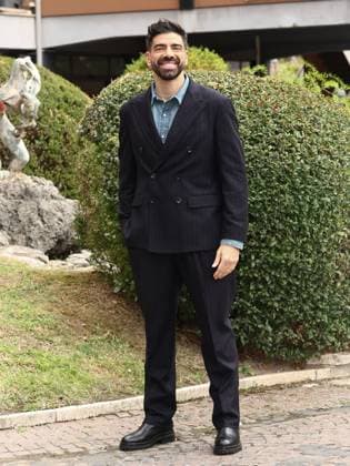 Rome, Italy: Rome, Rai headquarters formerly in Teulada, photocall for the TV show Sanremo Giovani. Pictured: Gianluca Gazzoli Rome Italy  - ZUMAp169 20251107_zea_p169_231 Copyright: xMarcoxProvvisionatox
