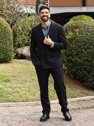 Rome, Italy: Rome, Rai headquarters formerly in Teulada, photocall for the TV show Sanremo Giovani. Pictured: Gianluca Gazzoli Rome Italy  - ZUMAp169 20251107_zea_p169_238 Copyright: xMarcoxProvvisionatox