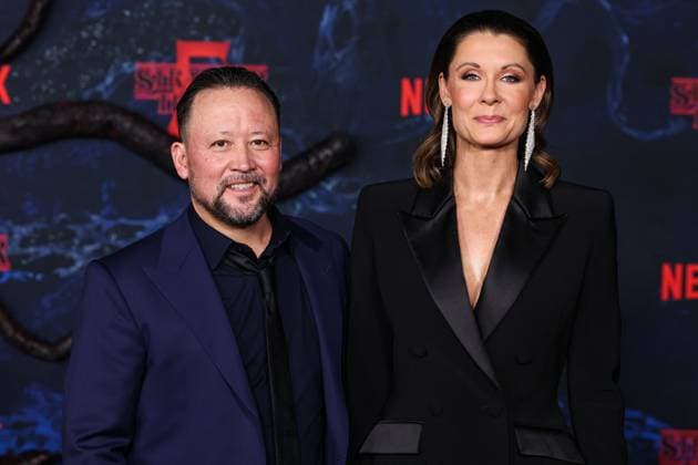 Los Angeles Premiere Of Netflix s Stranger Things Season 5 HOLLYWOOD, LOS ANGELES, CALIFORNIA, USA - NOVEMBER 06: Hiro Koda and Jahnel Curfman arrive at the Los Angeles Premiere Of Netflix s Stranger Things Season 5 held at the TCL Chinese Theatre IMAX on November 6, 2025 in Hollywood, Los Angeles, California, United States., Credit:Xavier Collin Avalon United States, California, Hollywood, TCL Chinese Theatre IMAX Copyright: xXavierxCollinx xAvalonx 1050958130