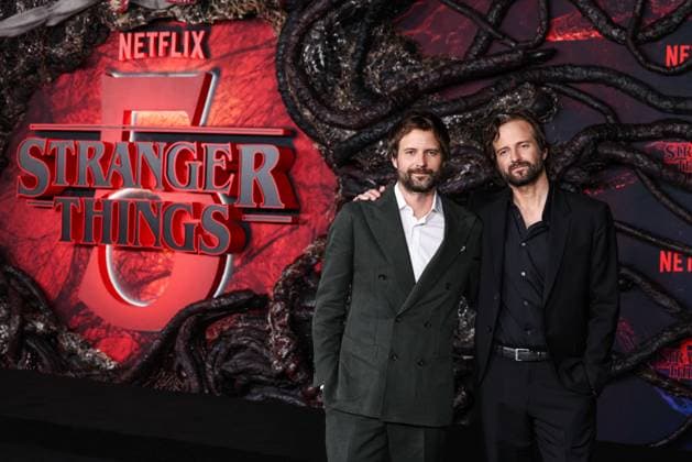 Los Angeles Premiere Of Netflix s Stranger Things Season 5 HOLLYWOOD, LOS ANGELES, CALIFORNIA, USA - NOVEMBER 06: Ross Duffer and Matt Duffer (The Duffer Brothers) arrive at the Los Angeles Premiere Of Netflix s Stranger Things Season 5 held at the TCL Chinese Theatre IMAX on November 6, 2025 in Hollywood, Los Angeles, California, United States., Credit:Xavier Collin Avalon United States, California, Hollywood, TCL Chinese Theatre IMAX  Copyright: xXavierxCollinx xAvalonx 1050962311