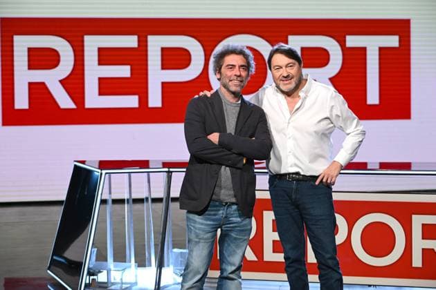 Rome, Italy: Rome: Rai Studios, Via Teulada. Report broadcast. In the photo: Sigfrido Ranucci, Luca Bertazzoni Rome Italy  - ZUMAp169 20251107_zea_p169_487 Copyright: xMaurizioxD Avanzox