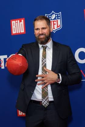 Reception BILD NFL TOUCHDOWN BERLIN Sebastian Vollmer at the BILD TOUCHDOWN BERLIN National Football League reception, on the occasion of the first regular season game of the NFL teams Indianapolis Colts vs Atlanta Falcons on 07 11 2025 at the Axel Springer Hochhaus in Berlin Copyright: xEventpressxKochanx