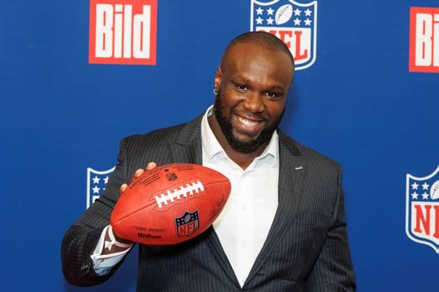 Reception BILD NFL TOUCHDOWN BERLIN David Bada at the BILD TOUCHDOWN BERLIN National Football League reception, on the occasion of the first regular season game of the NFL teams Indianapolis Colts vs Atlanta Falcons on 07 11 2025 at the Axel Springer Hochhaus in Berlin Copyright: xEventpressxKochanx