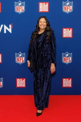 Reception BILD NFL TOUCHDOWN BERLIN Nadine Nurasyid at the BILD TOUCHDOWN BERLIN National Football League reception, on the occasion of the first regular season game of the NFL teams Indianapolis Colts vs Atlanta Falcons on 07 11 2025 at the Axel Springer Hochhaus in Berlin Copyright: xEventpressxKochanx