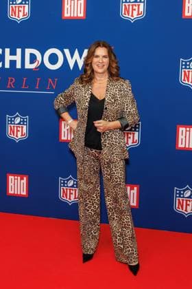 Reception BILD NFL TOUCHDOWN BERLIN Katarina Witt at the BILD TOUCHDOWN BERLIN National Football League reception, on the occasion of the first regular season game of the NFL teams Indianapolis Colts vs Atlanta Falcons on 07 11 2025 at the Axel Springer Hochhaus in Berlin Copyright: xEventpressxKochanx