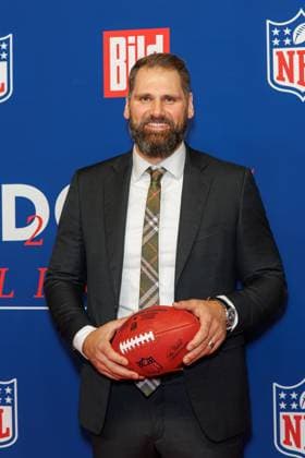 Reception BILD NFL TOUCHDOWN BERLIN Sebastian Vollmer at the BILD TOUCHDOWN BERLIN National Football League reception, on the occasion of the first regular season game of the NFL teams Indianapolis Colts vs Atlanta Falcons on 07 11 2025 at the Axel Springer Hochhaus in Berlin Copyright: xEventpressxKochanx