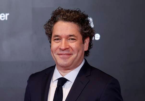 Gustavo Dudamel arrives on the red carpet for the El Canto De Las Manos New York Screening at David Geffen Hall on Friday, November 7, 2025 in New York City.  NYP20251107191 JOHNxANGELILLO